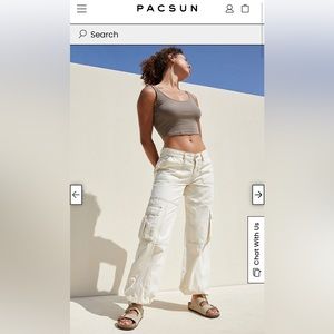 PacSun Beige Cargos